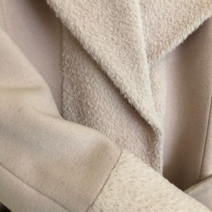 Trina Turk Wool blush pink coat